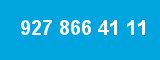927 866 41 11 927 866 41 11